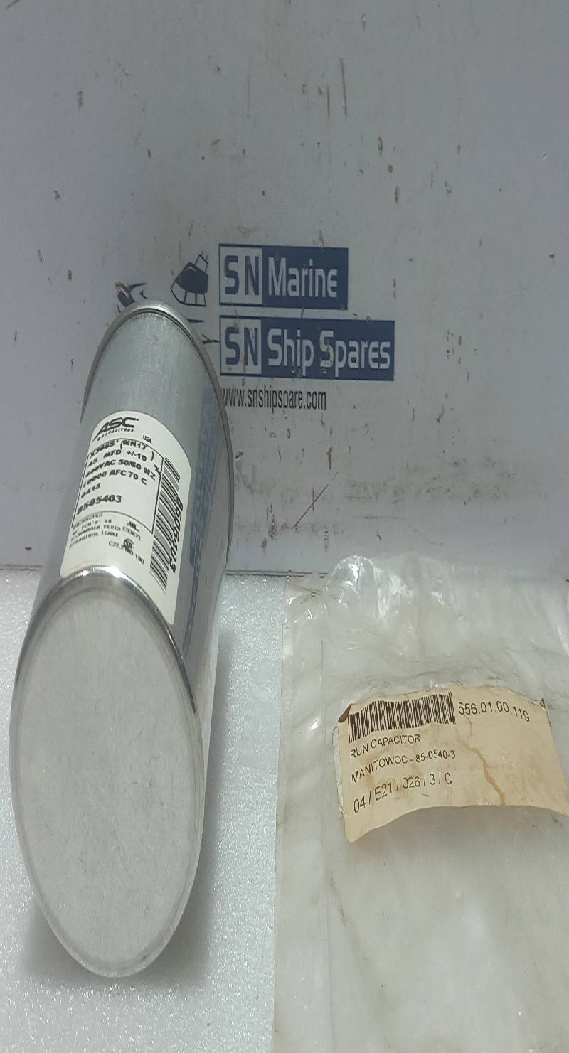 ASC 8505403 Run Capacitor X386S*(MN17) 440VAC 50/60Hz Manitowoc 85-0540-3