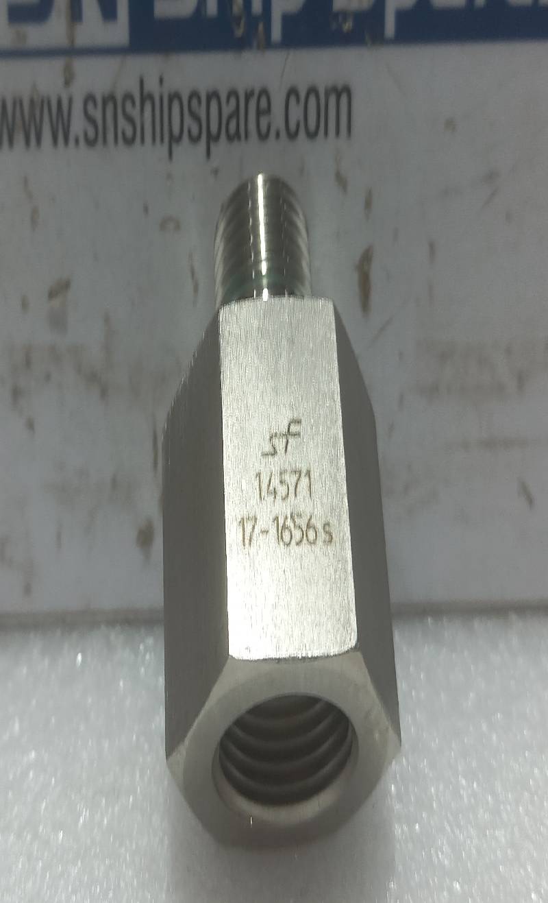 Parker RI/4X3/871 Reducer Male Stud G1/4X Female 3/8 BSPP 7PCs In Lot