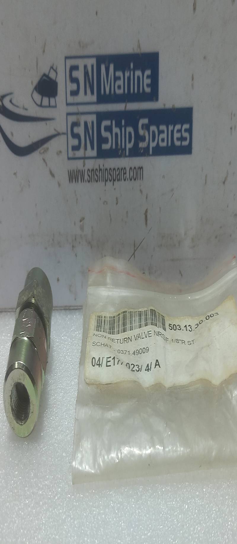 SCHAT 0371.49009 Non Return Valve NRSF 1/8”R ST