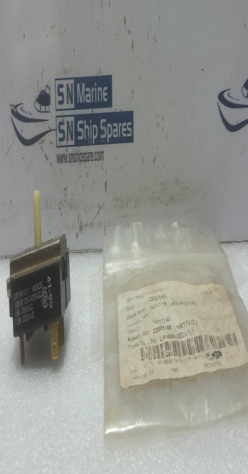 Maytag 271-97-377 Selector Switch 1/2HP 120-240VAC 5PCs In Lot