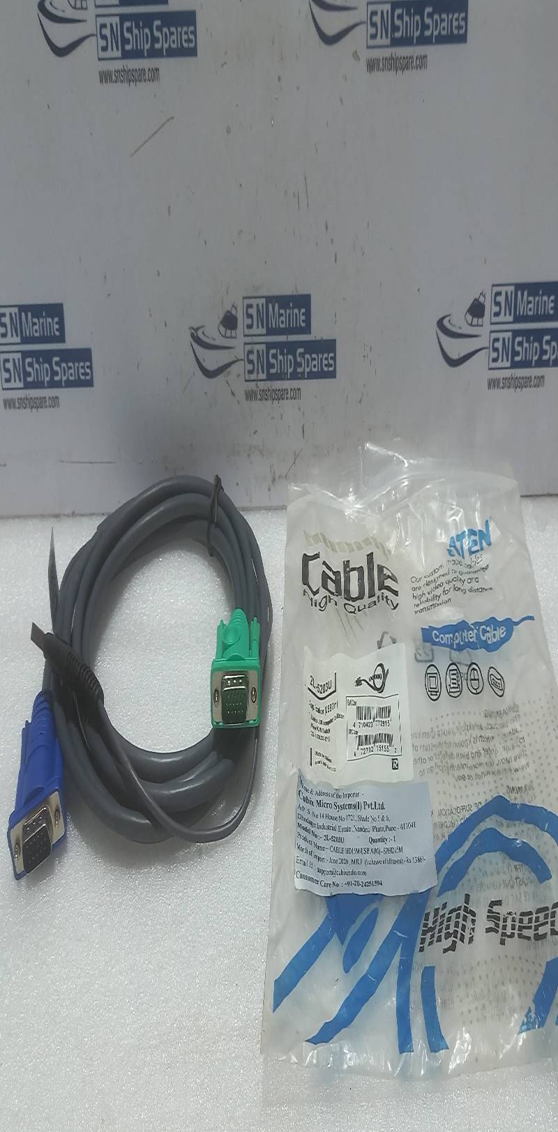 ATEN 2L-5203U USB KVM Cable With 3 In 1 SPHD 2PCs In Lot