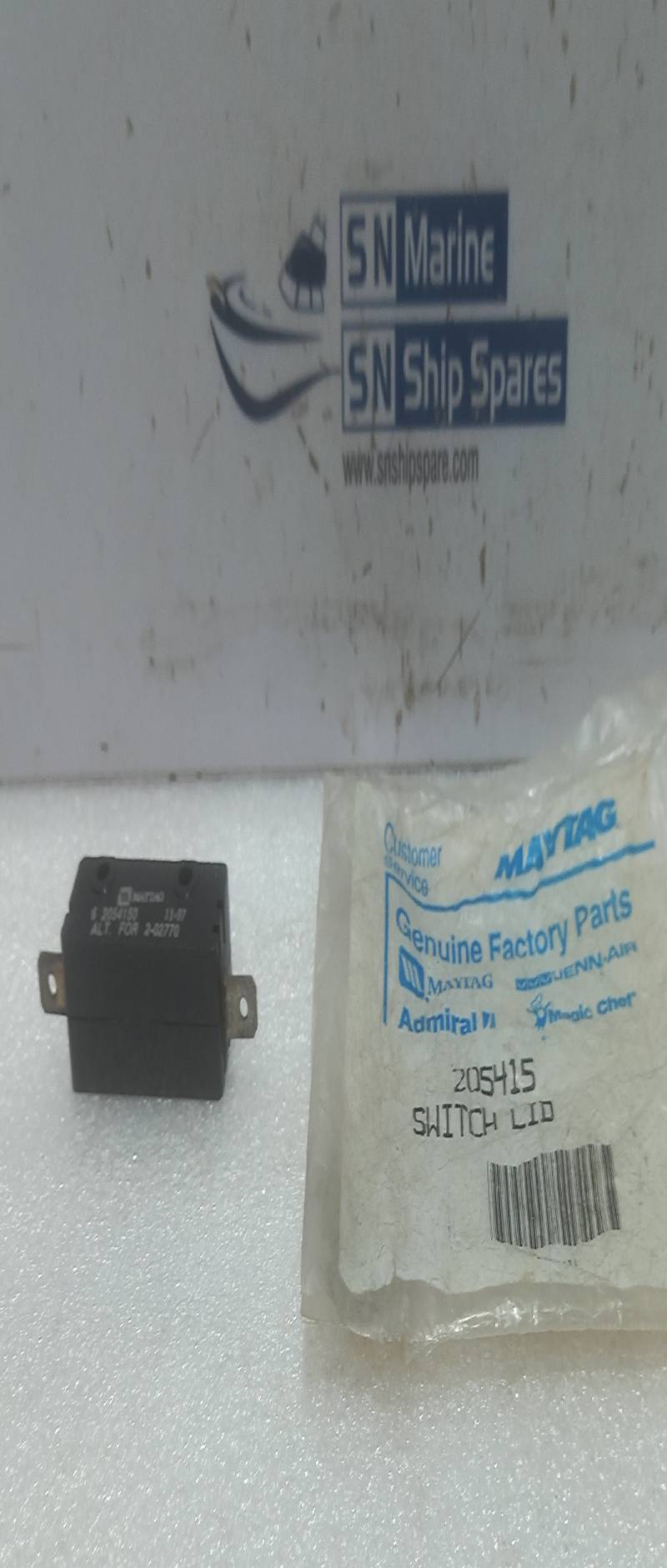 Maytag 205415 Washer Tube Switch Lid 2054150 2PCs In Lot