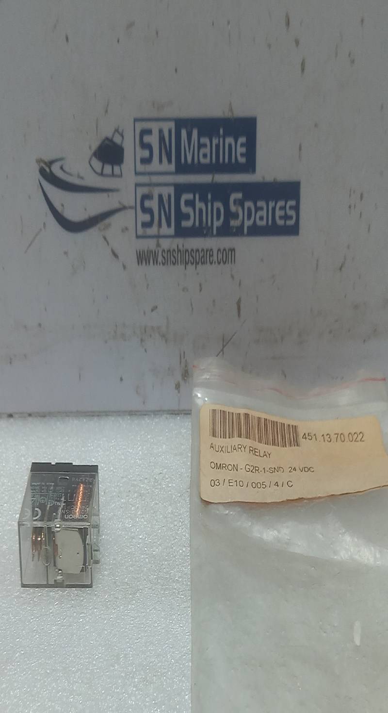 Omron G2R-1-SND Auxiliary Relay 24VDC 4PCs In Lot 