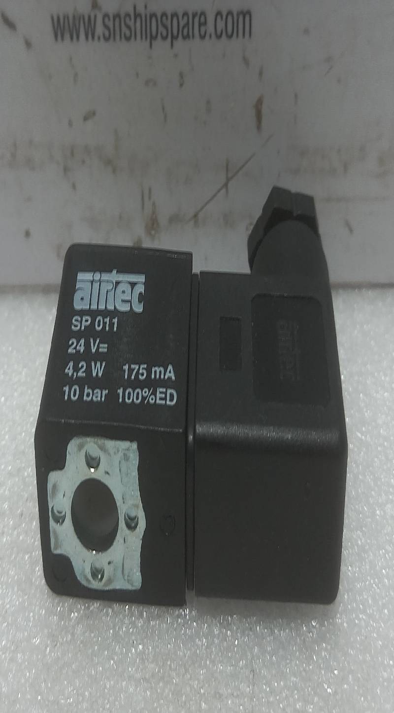 Airtec SP 011 Solenoid Valve 24V 4,2W 175mA 10Bar