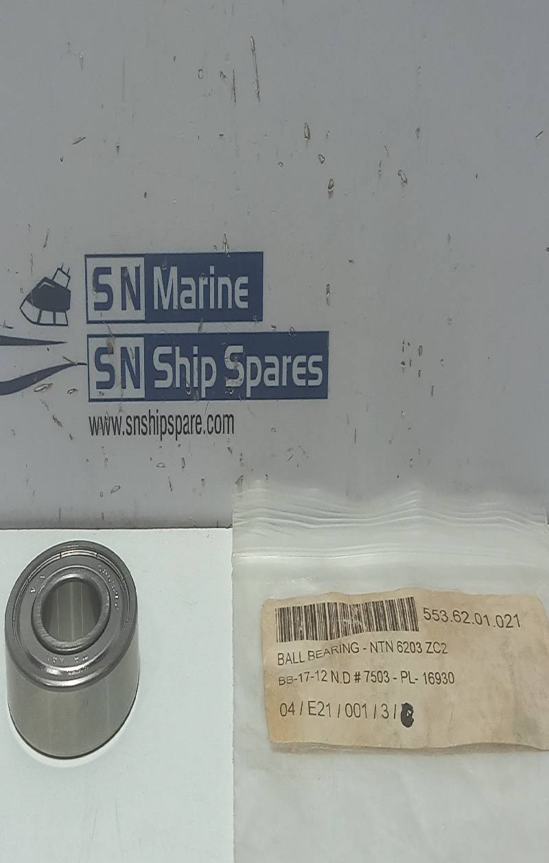 NTN 6203ZC2 Ball Bearing Hobart BB-017-12 2PCs In Lot