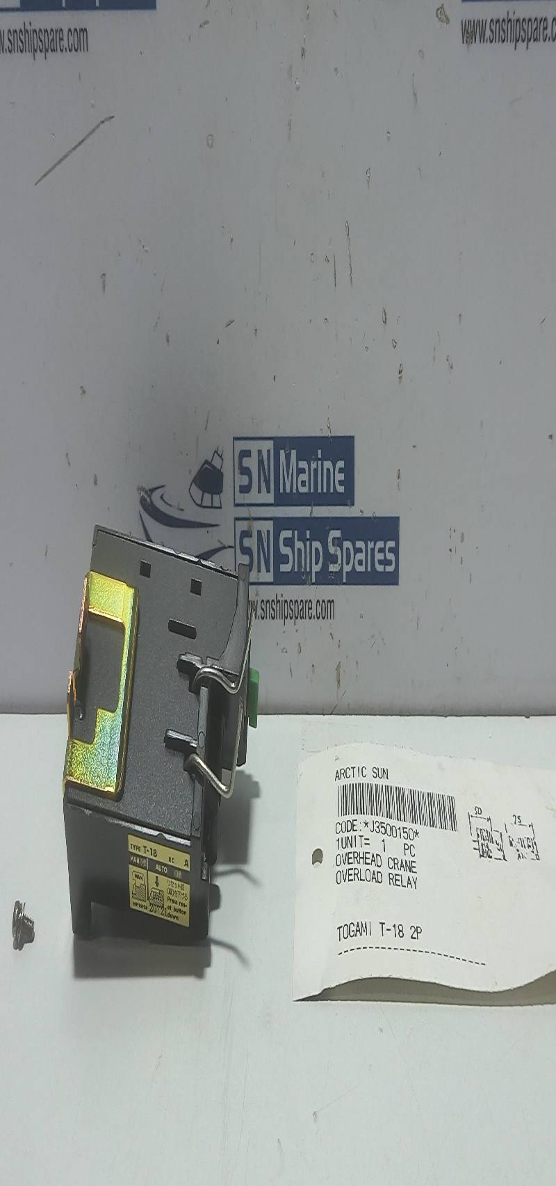 Togami T-18 Overload Relay Series A 