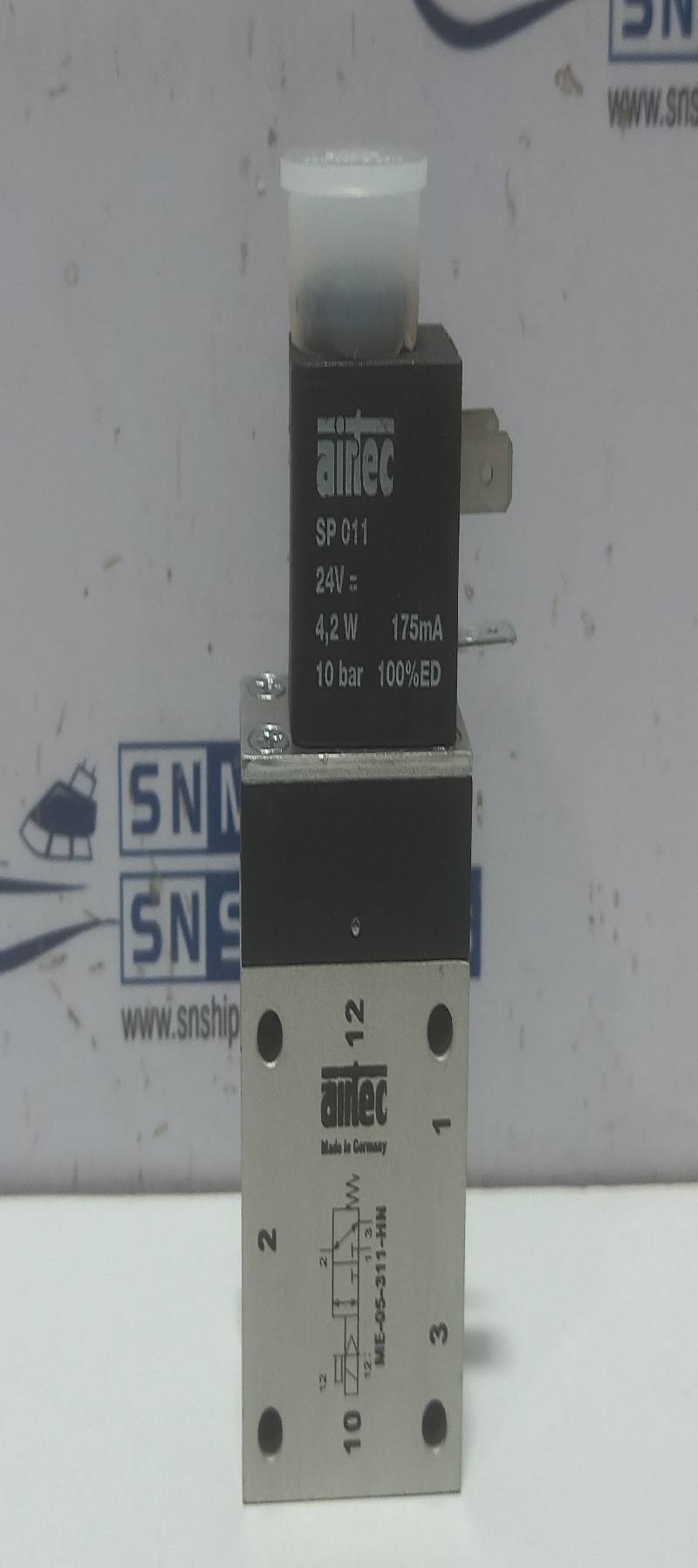 AIRTEC ME-05-311-HN Solenoid Valve With ARTEC SP011 Solenoid Coil 24V 4,2W 10Bar