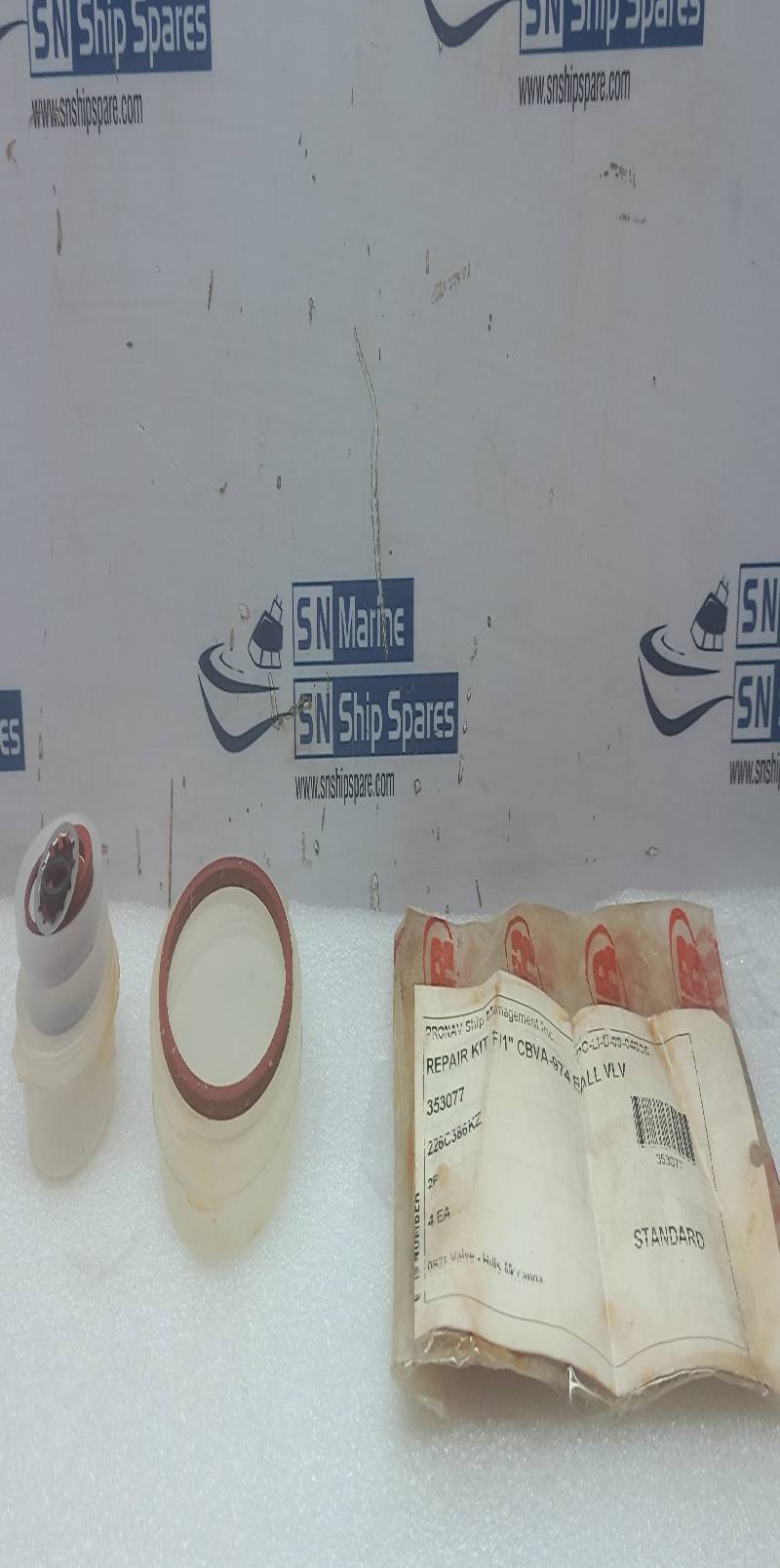 Ingersoll Rand 353077 Repair Kit F/1” CBVA-974 Ball Valve 226C386KZ