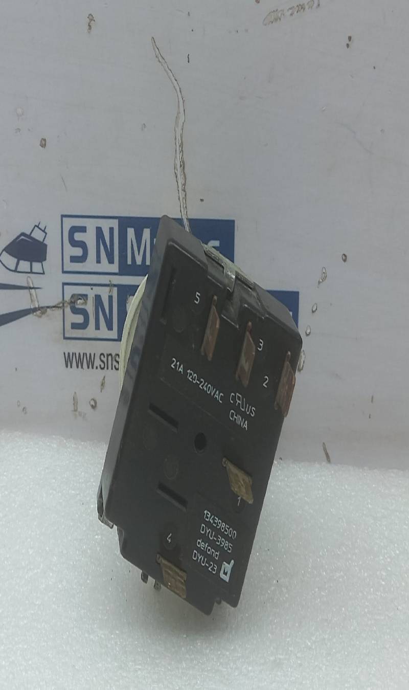 Selector Switch Dryer 134398500 120-240VAC 21A DYU-3985