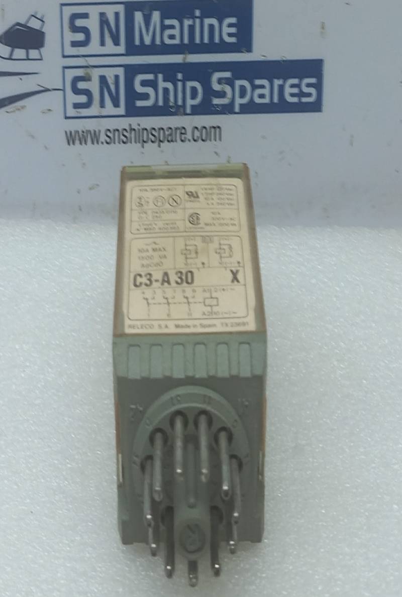 RELECO C3-A 30 Power Relay 10A Max 1500VA