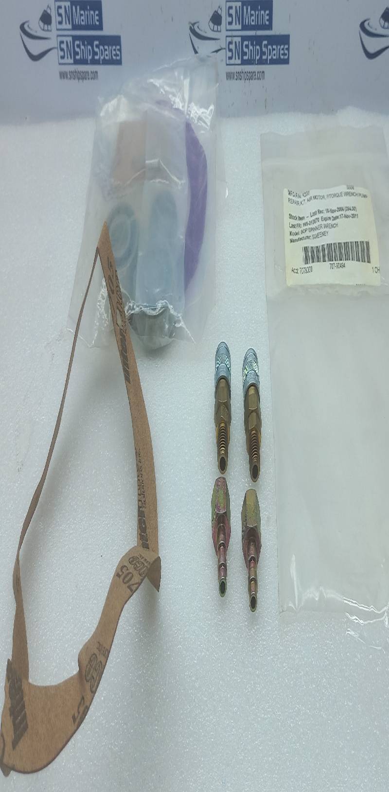 Sweeney K208 Air Motor Repair Kit F/Torque Wrench Pump BOP Spinner Wrench 