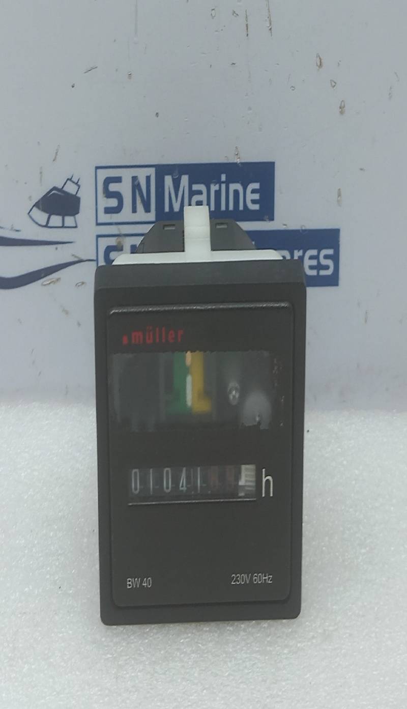 Hugo Muller BW40.X8 Hour Meter 230V 60Hz BW40