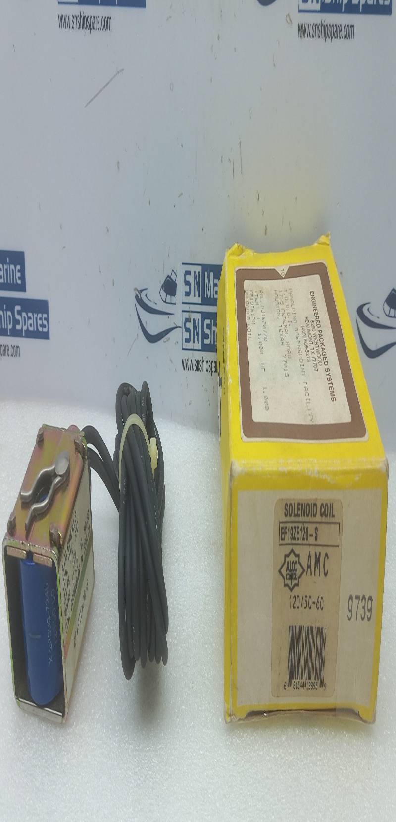 Alco Controls EF19ZE120-S Solenoid Coil 707RA01 120V 50/60Hz Coil Type: AMC