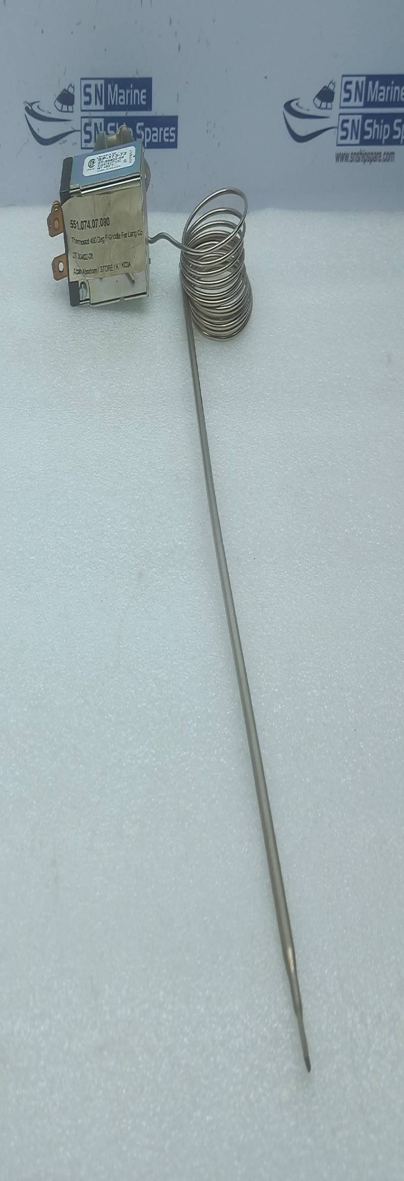 LANG Manufacturing 2T-30402-08 Thermostat Model SP-173-72 30A RSES 277VAC