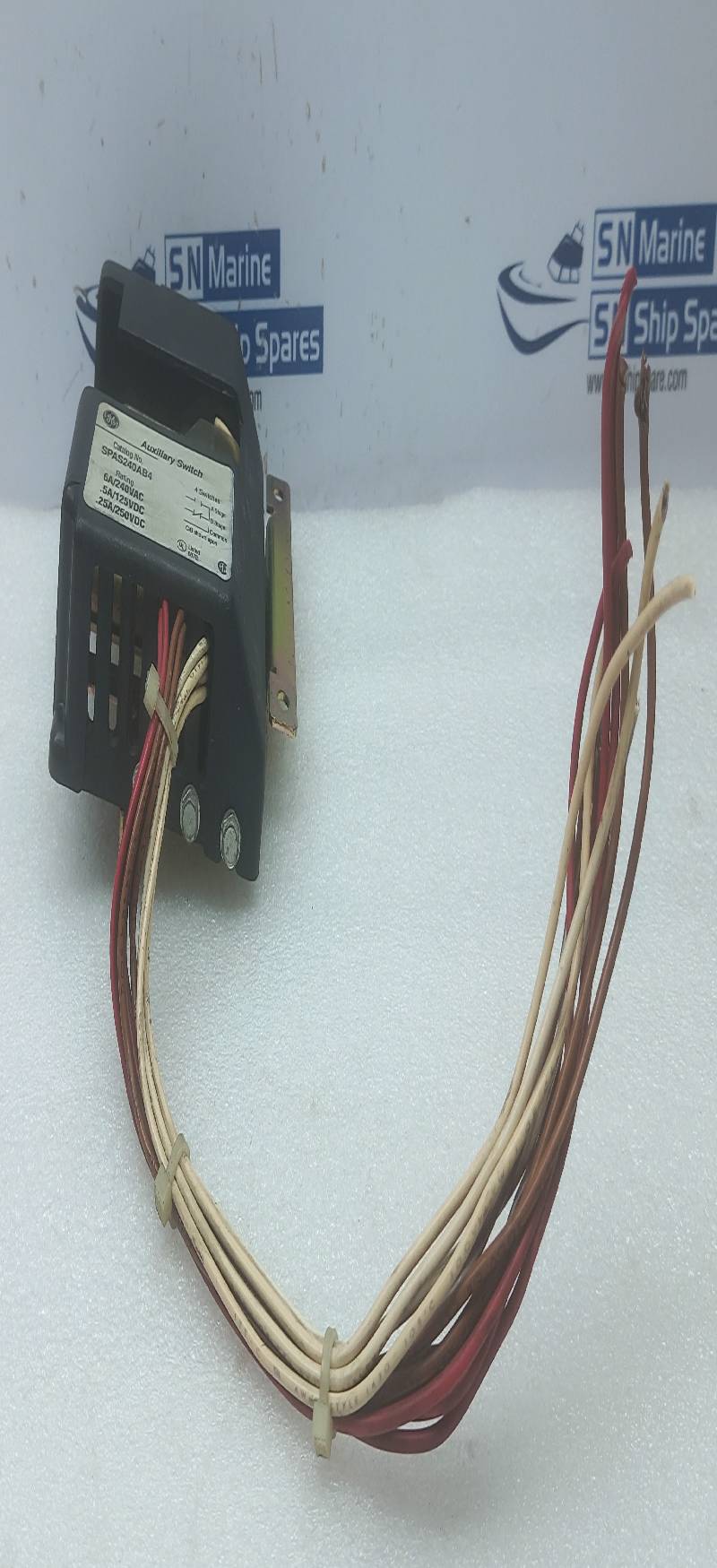 General Electric SPAS240AB4 Auxiliary Switch 6A/240VAC