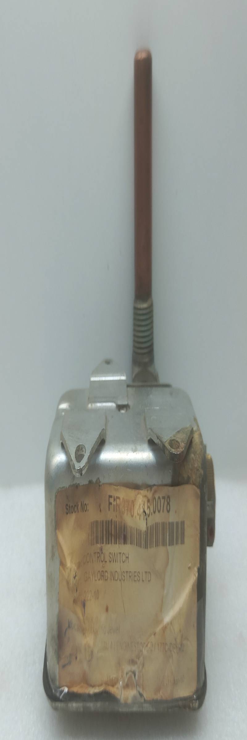 Detroit Switch 222-10 Temperature Control Switch Range 190-260 °F NH-2 LOW