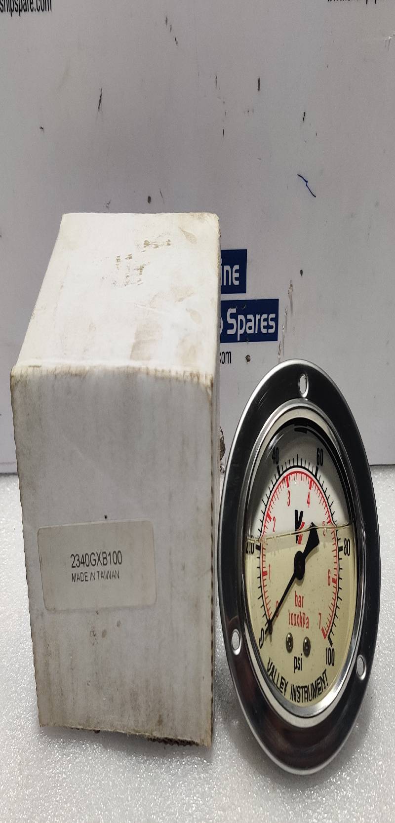 Valley Instruments 2340GXB100 Liquid Filled Pressure Gauge 0-100Psi