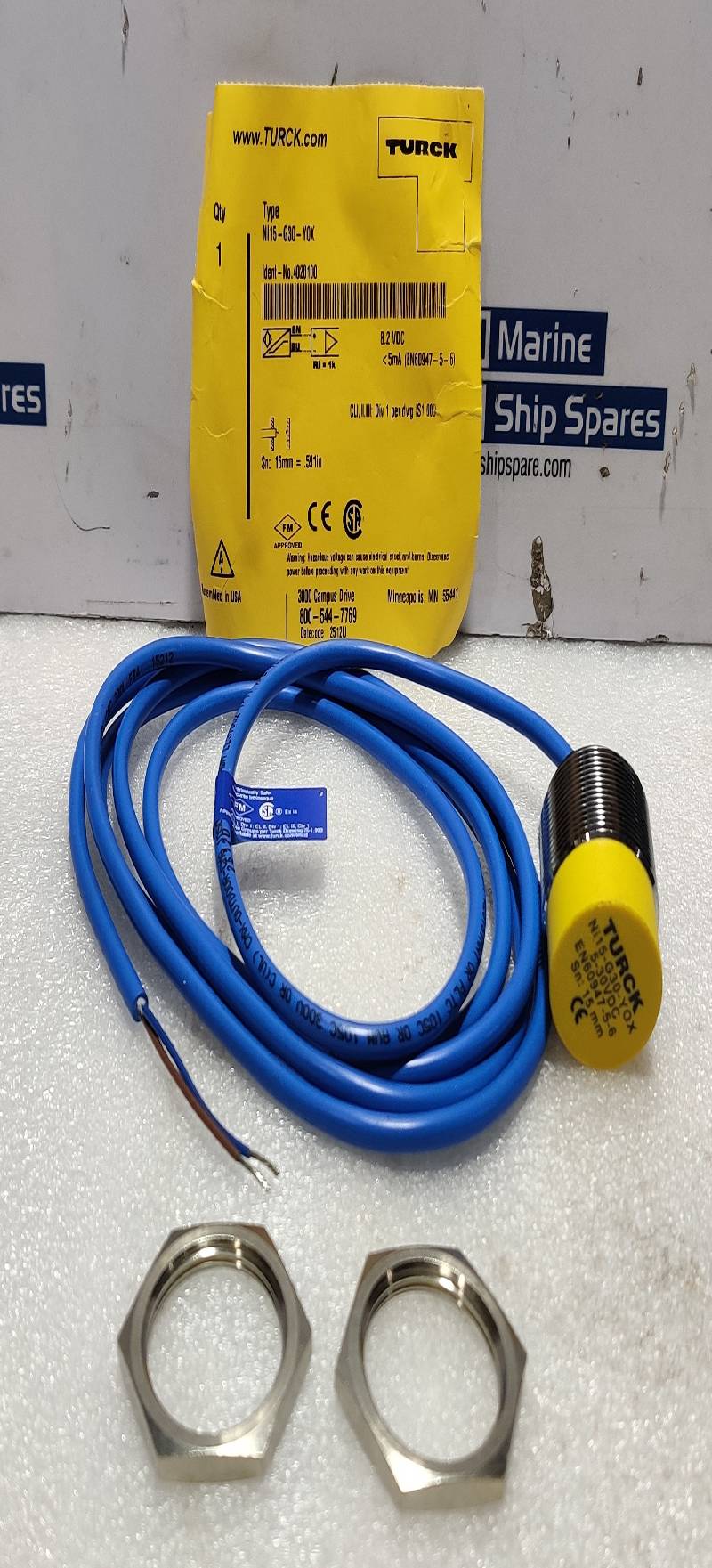 Turck NI15-G30-YOX Proximity Sensor 5-30Vdc 4020100