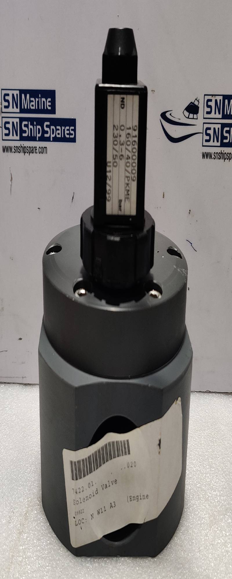 Stubbe 91600009 Solenoid Valve 160/40/PKME 0, 3-6Bar 230/50 09922