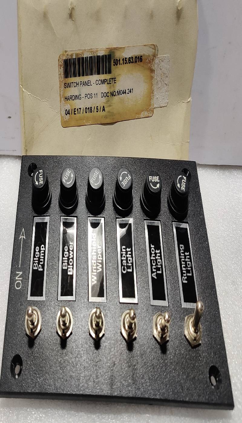 Harding Pos 11 Complete Switch Panel DOC NO: M044.241