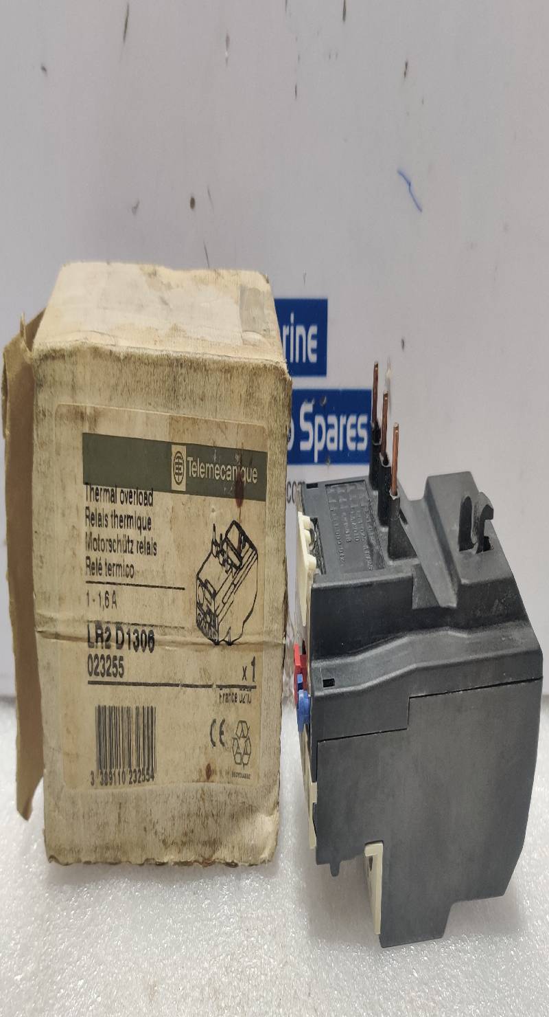Telemecanique LR2 D1306 Thermal Overload Relay 600V a.c max