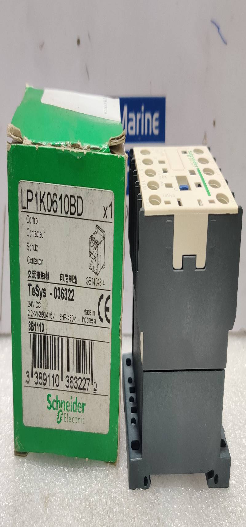 Schneider Electric LP1K0610BD Control Contactor 24V DC 2.2KW-380/415V Telemecanique