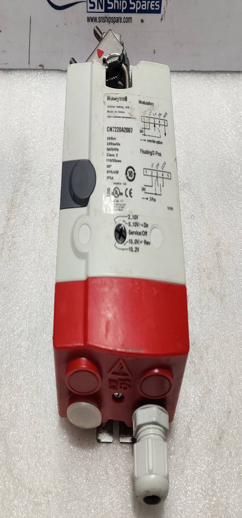 Honeywell CN7220A2007 Damp Actuator 20Nm 24 Vacdc 5060Hz