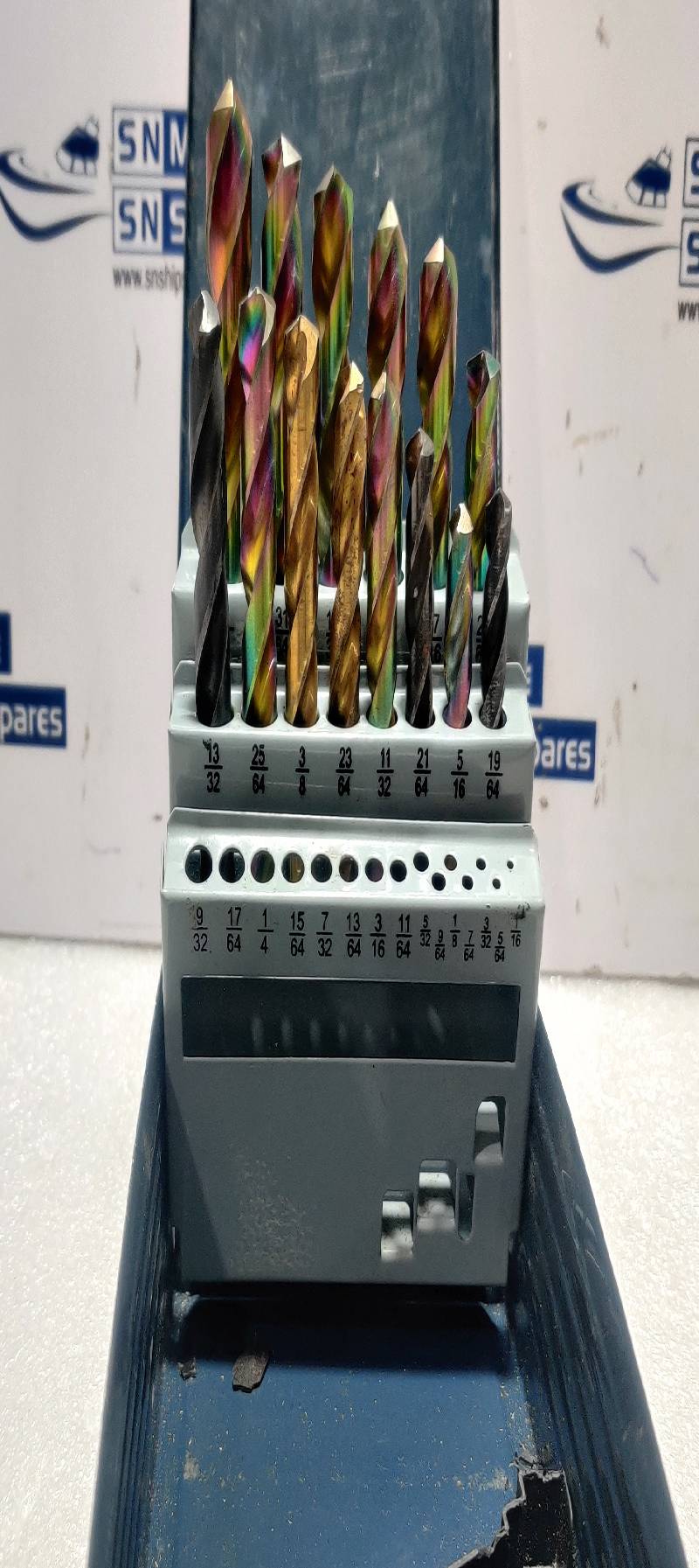 Westward 5YR44A 29-Pc Cobalt Drill Bit Set 1/16” Through ½” By 64ths