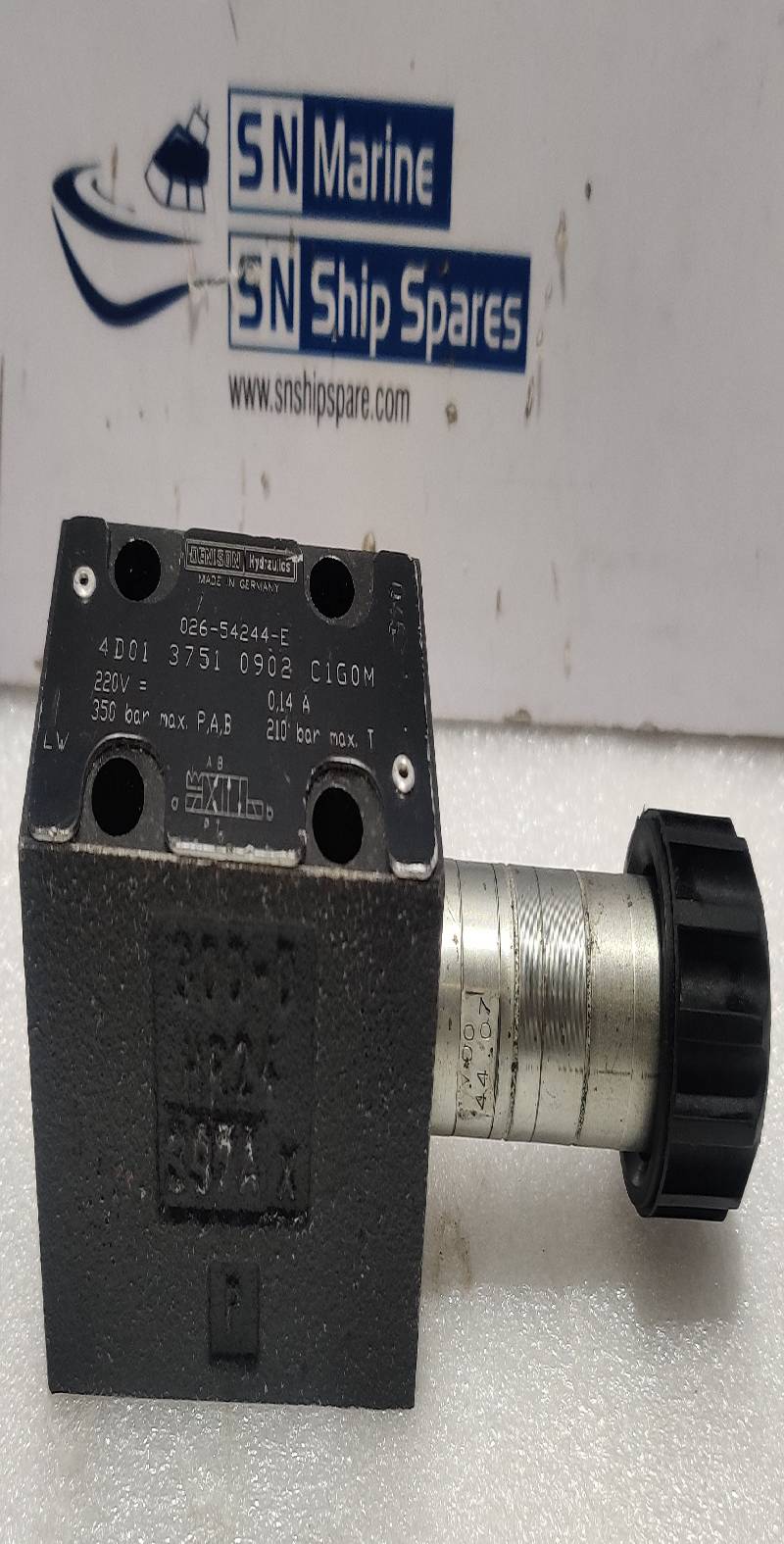 Denison Hydraulics 4D01 3751 0902 C1G0M Directional Control Valve 220V 350 bar max