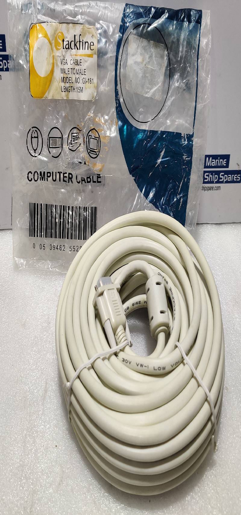 Stackfine GI-181 VGA Cable Male To Male Length: 15M