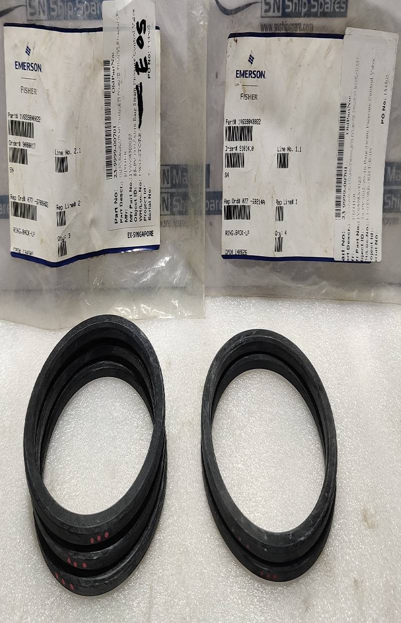 Emerson Fisher 1V6598X0022 Back Up Ring 5PCs In Lot
