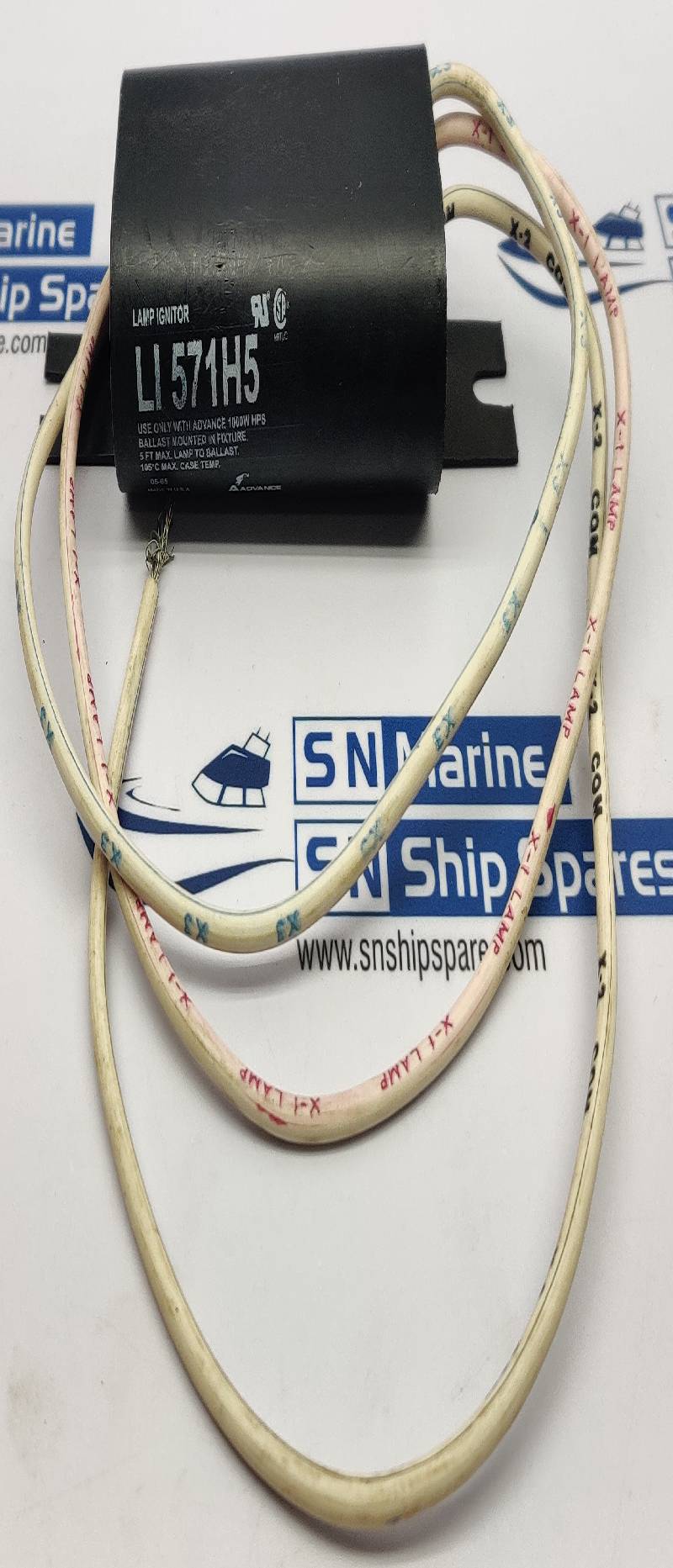 Advance Ballast LI571H5 Lamp Ignitor 1000W 5FT Max 105C