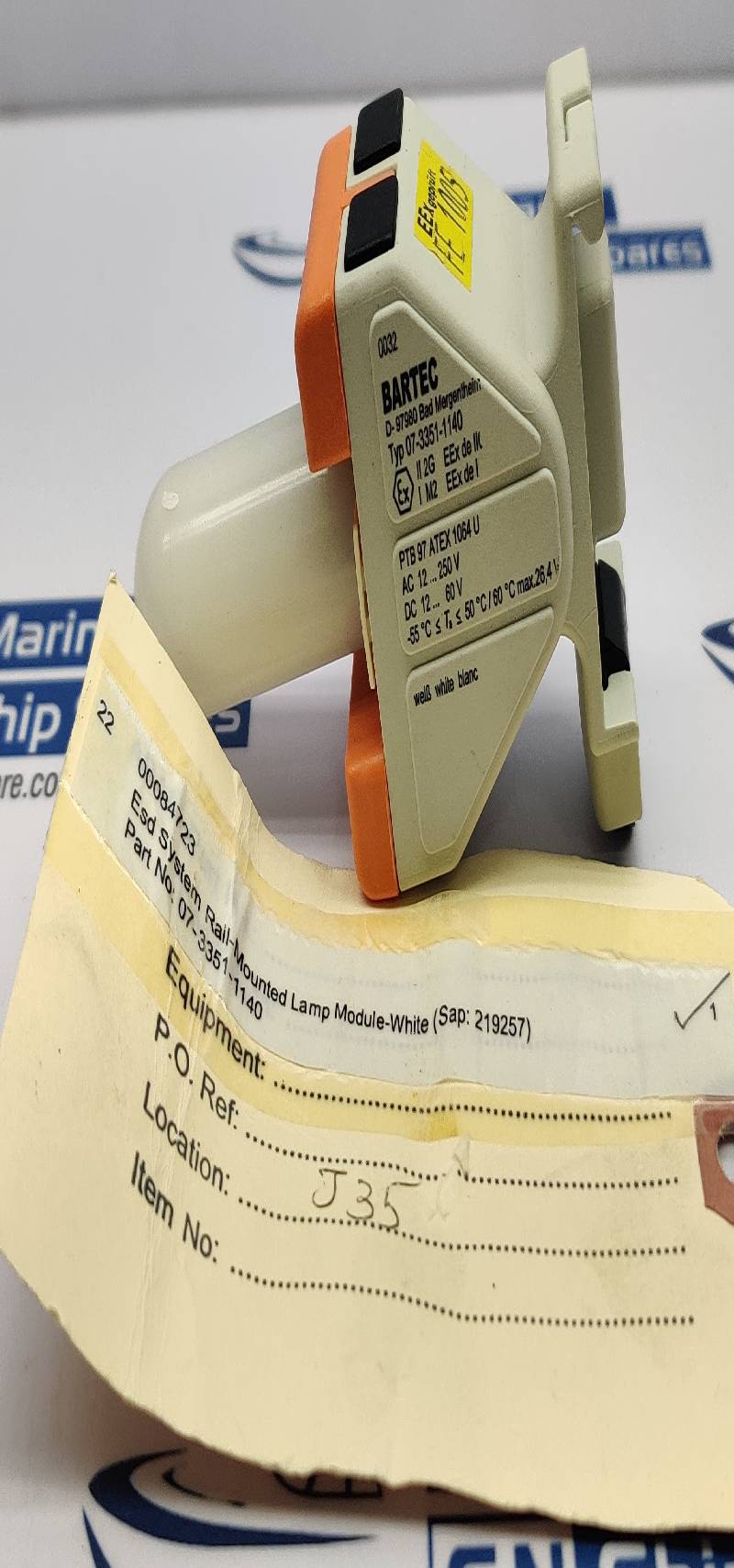 Bartec 07-3351-1140 Rail-Mounted Lamp Module AC 12…250V DC12…60V