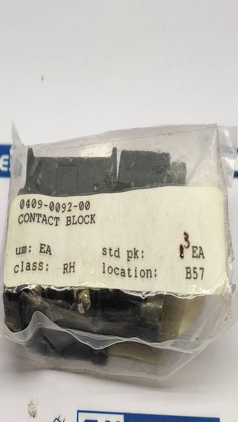 0409-0092-00 Contact Block Class: RH 3Pcs In Lot
