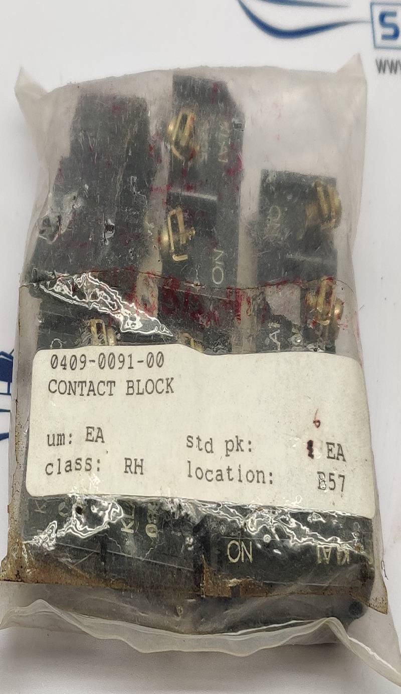 0409-0091-00 Contact Block Class: RH  6PCs In Lot