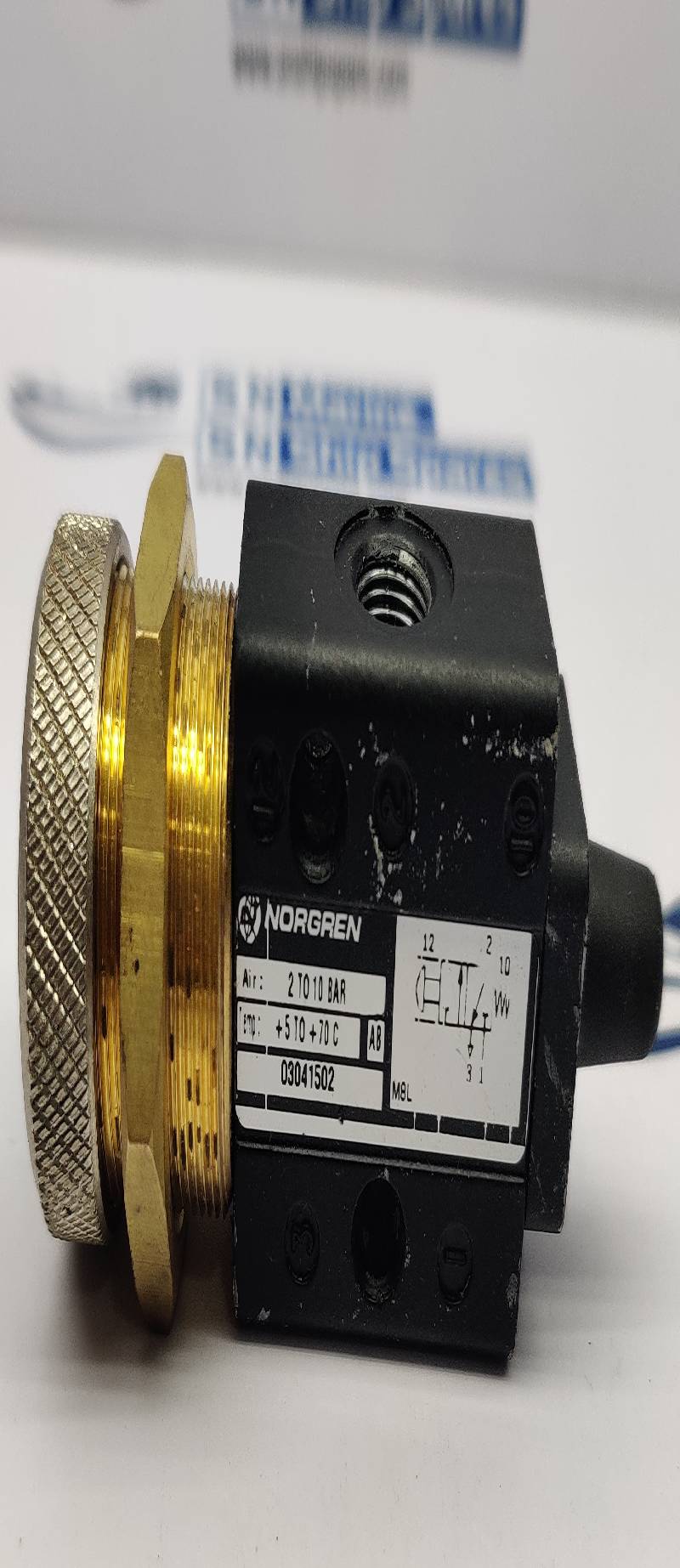 Norgren 03041502 Press button 50To70C 2To10Bar Model: 50