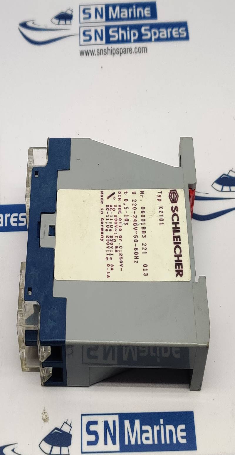 Schleicher KZT01 Time Relay 220-240V 50-60Hz Nr. 06001883 221 013