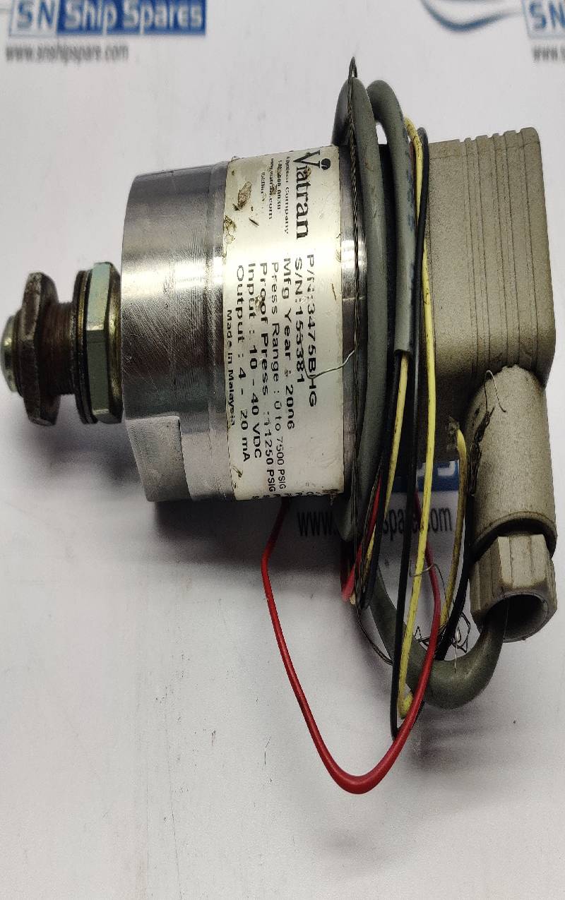 Viatran 3475BHG Pressure Transmitter 0To7500Psi 10-40Vdc 4-20Ma