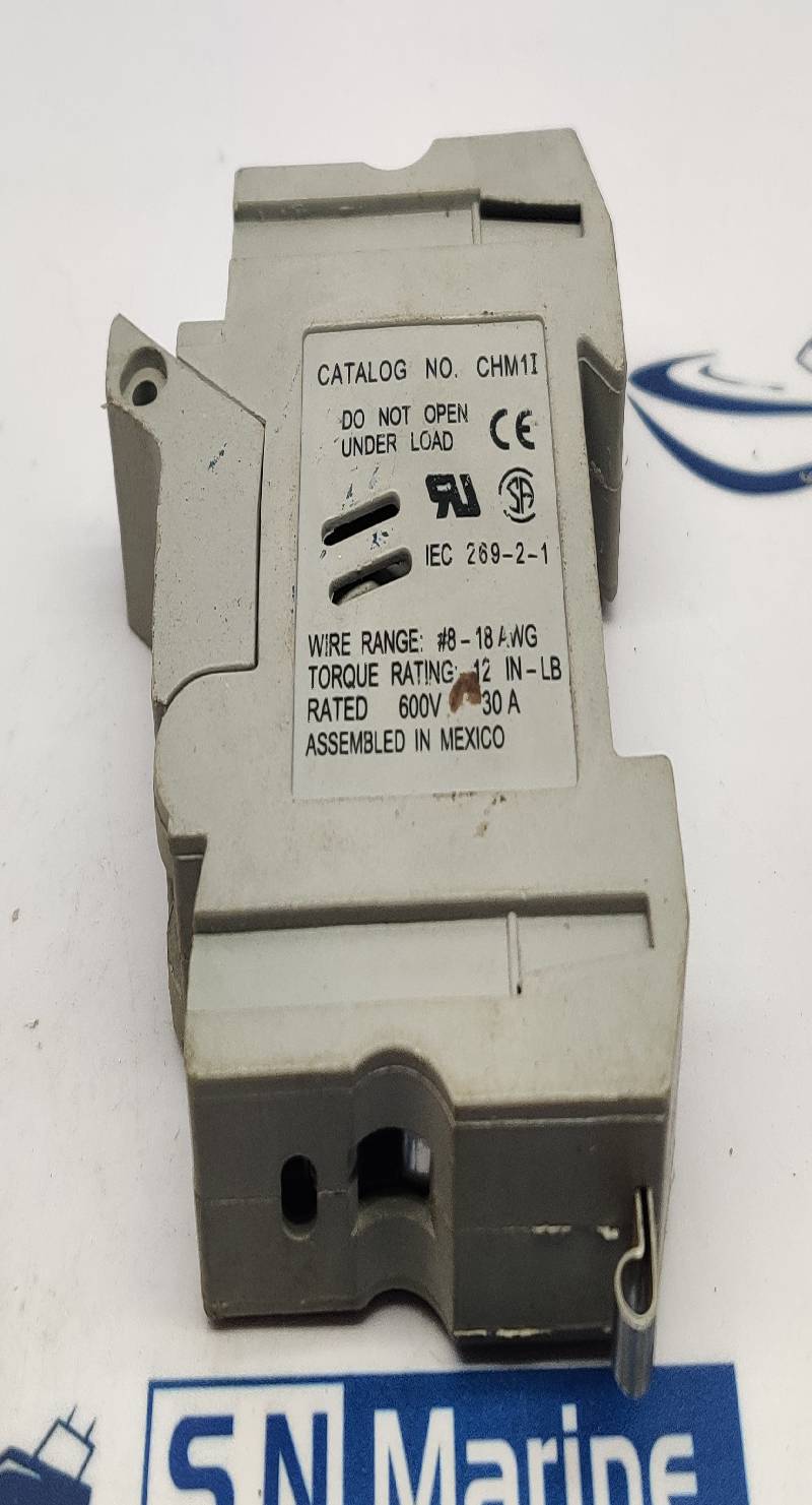 Bussmann CHM1I Fuse Block 30A 600V IEC 269-2-1