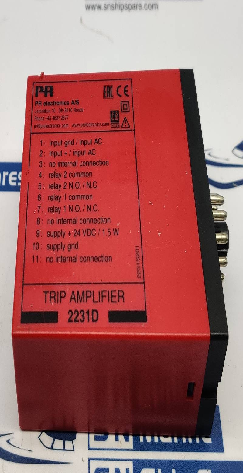 PR 2231D Trip Amplifier 24V 1.5W 11Pin
