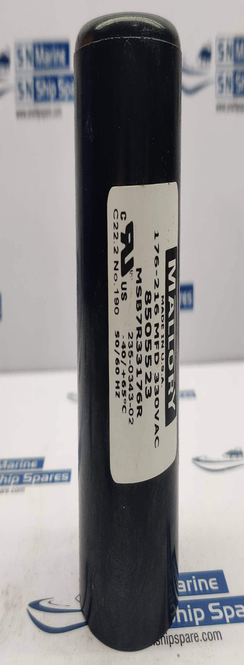 Mallory 8505523 Capacitor 176-216MFD 330Vac 50/60Hz 235-0343-02