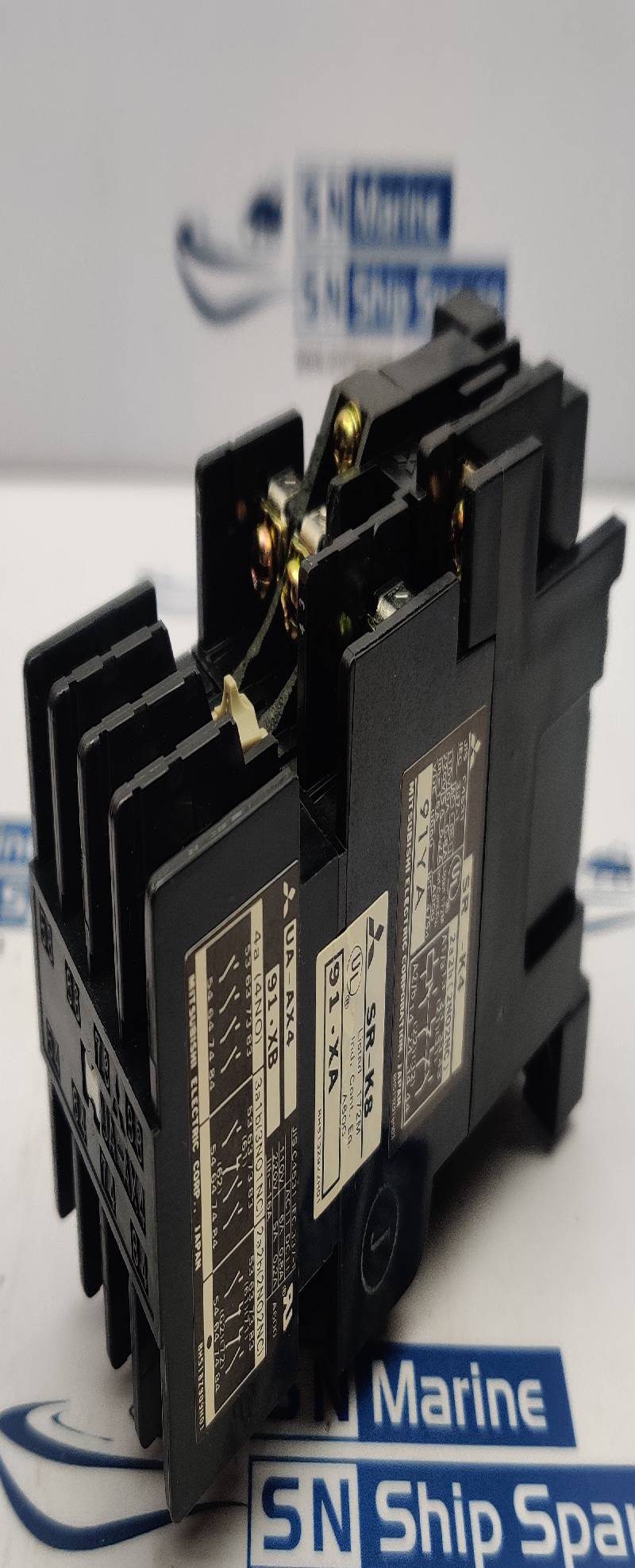 Mitsubishi Electric SR-K8 Contactor With UA-AX4 Contact Block A600