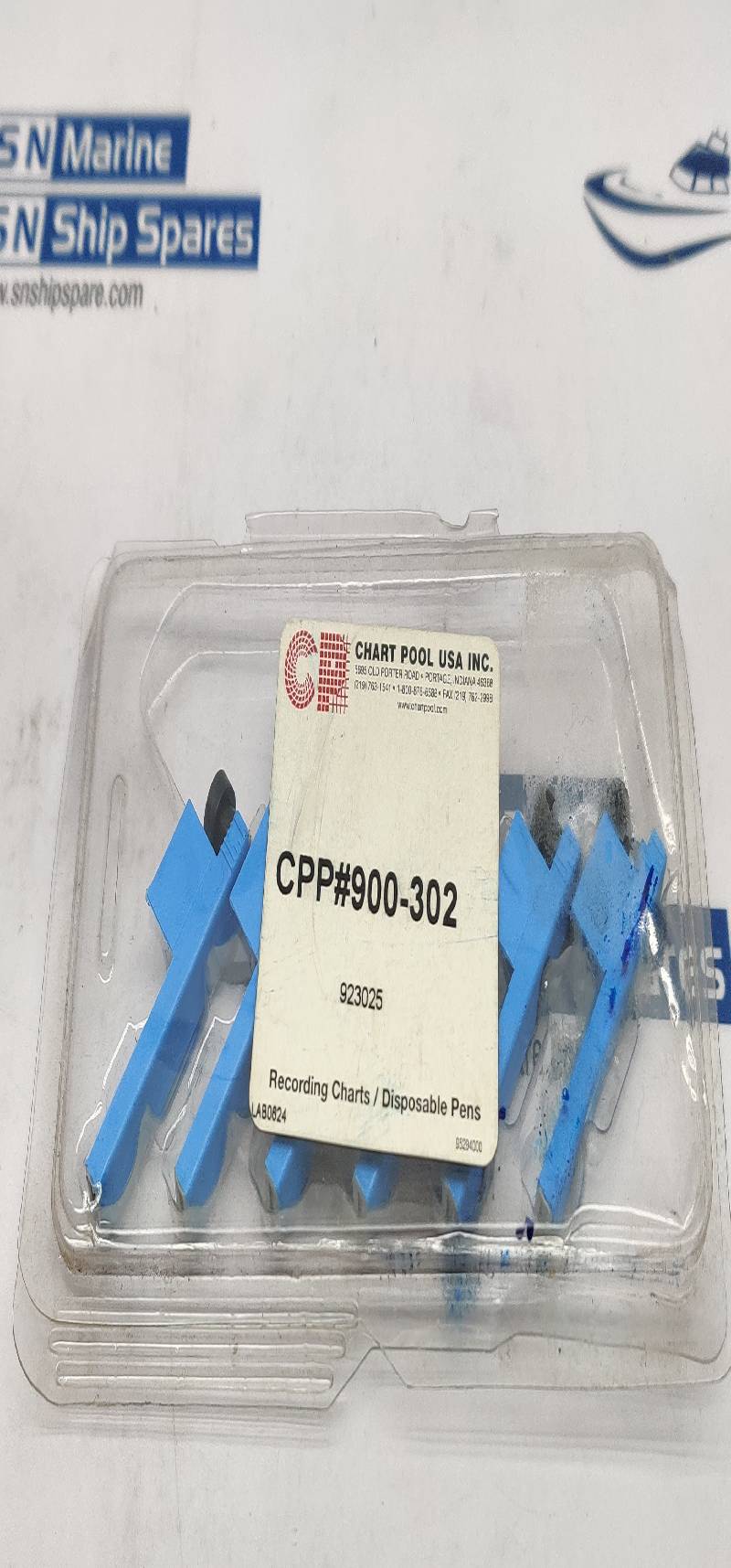 Chart Pool CPP#900-302 Chart Recording Disposable Pen (Blue) 6PCs In Lot