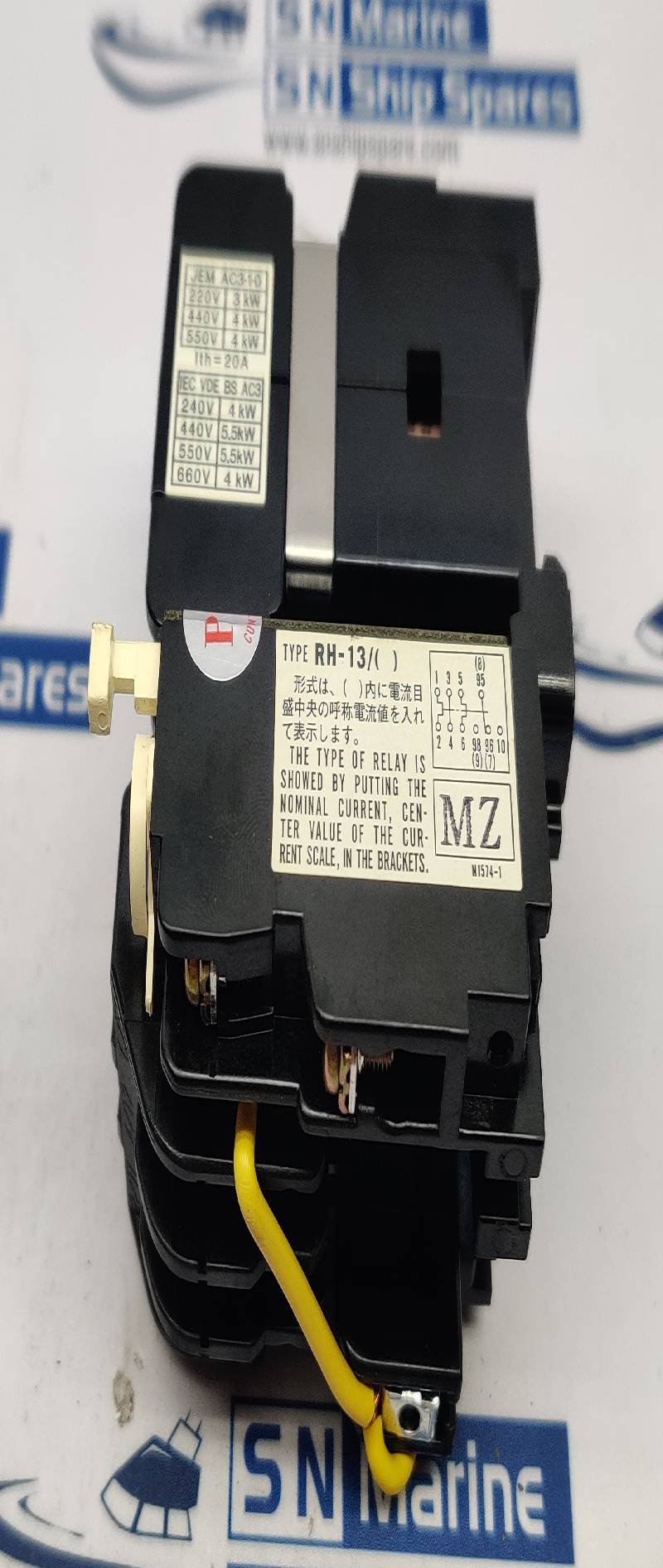 Yaskawa HI-10E5 Magnetic Contactor 1a(1NO) 180-200V 50Hz 200-220V 60Hz N2303-2