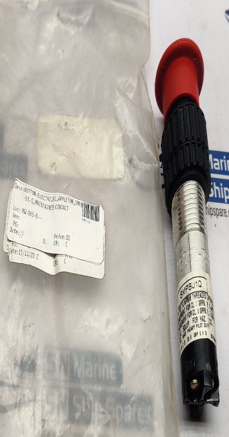 Appleton SMPBU1Q Electrical Pushbutton