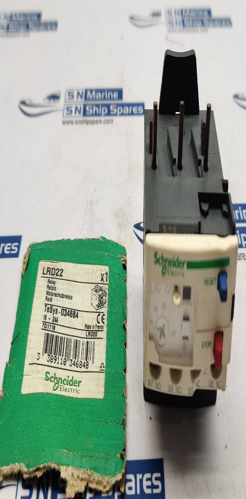 Schneider Electric LRD22 Thermal Overload Relay 16-24A 690V Telemecanique