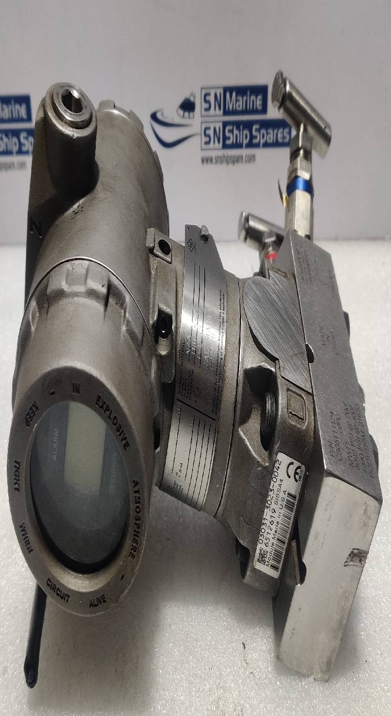 Rosemount 0305RC22B11L4 Pressure Transmitter With Attached Rosemount C305111124-0000