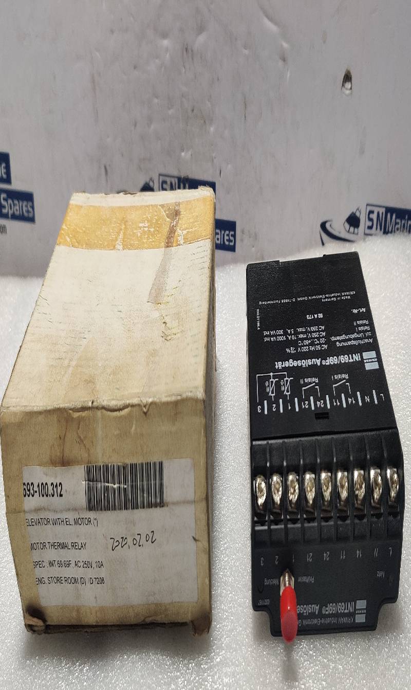 KRIWAN INT69/69F Motor Thermal Relay AC 50 Hz 220V 10A  