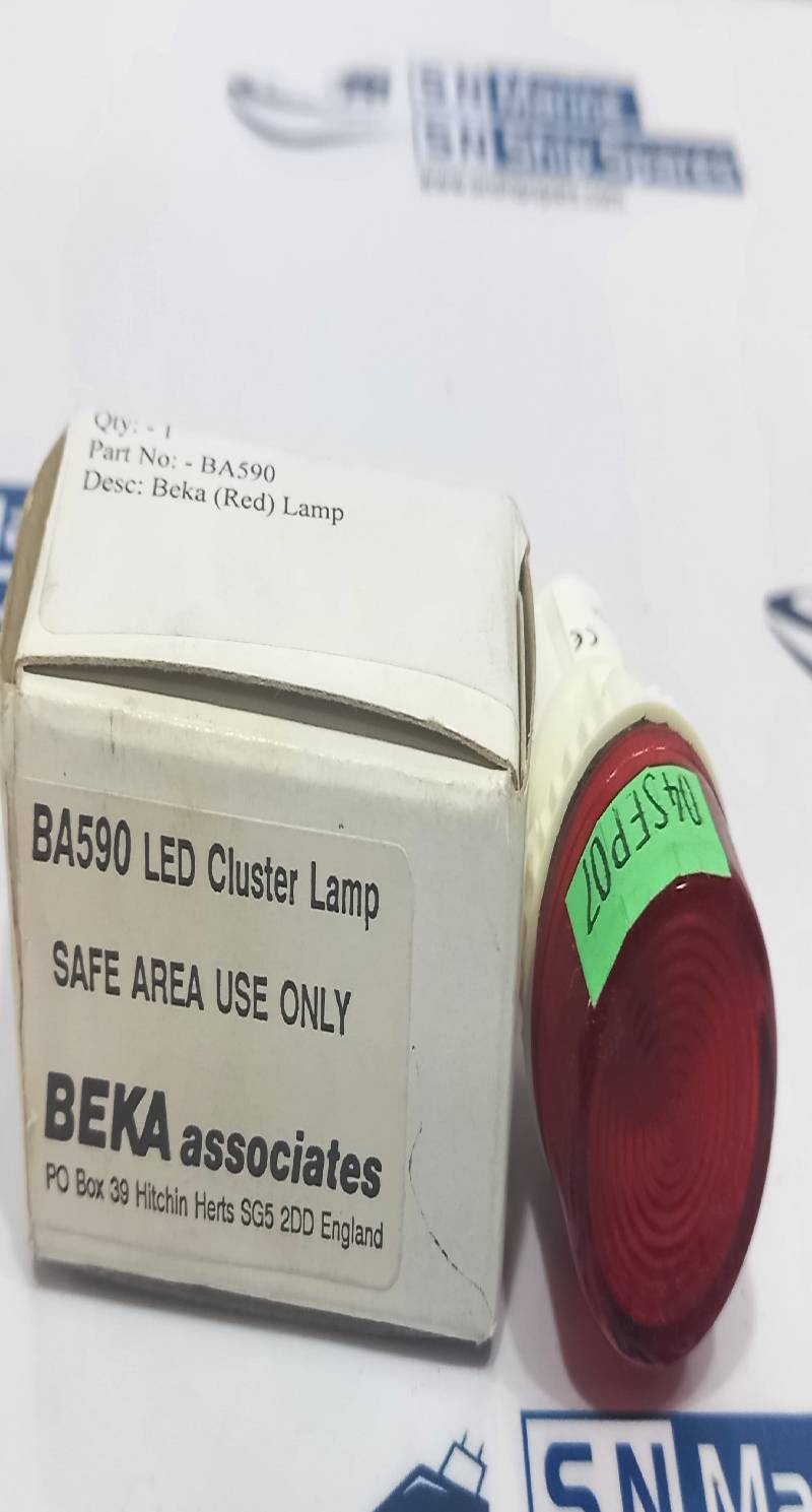 Beka Associates BA590 Red Lamp 24Vdc