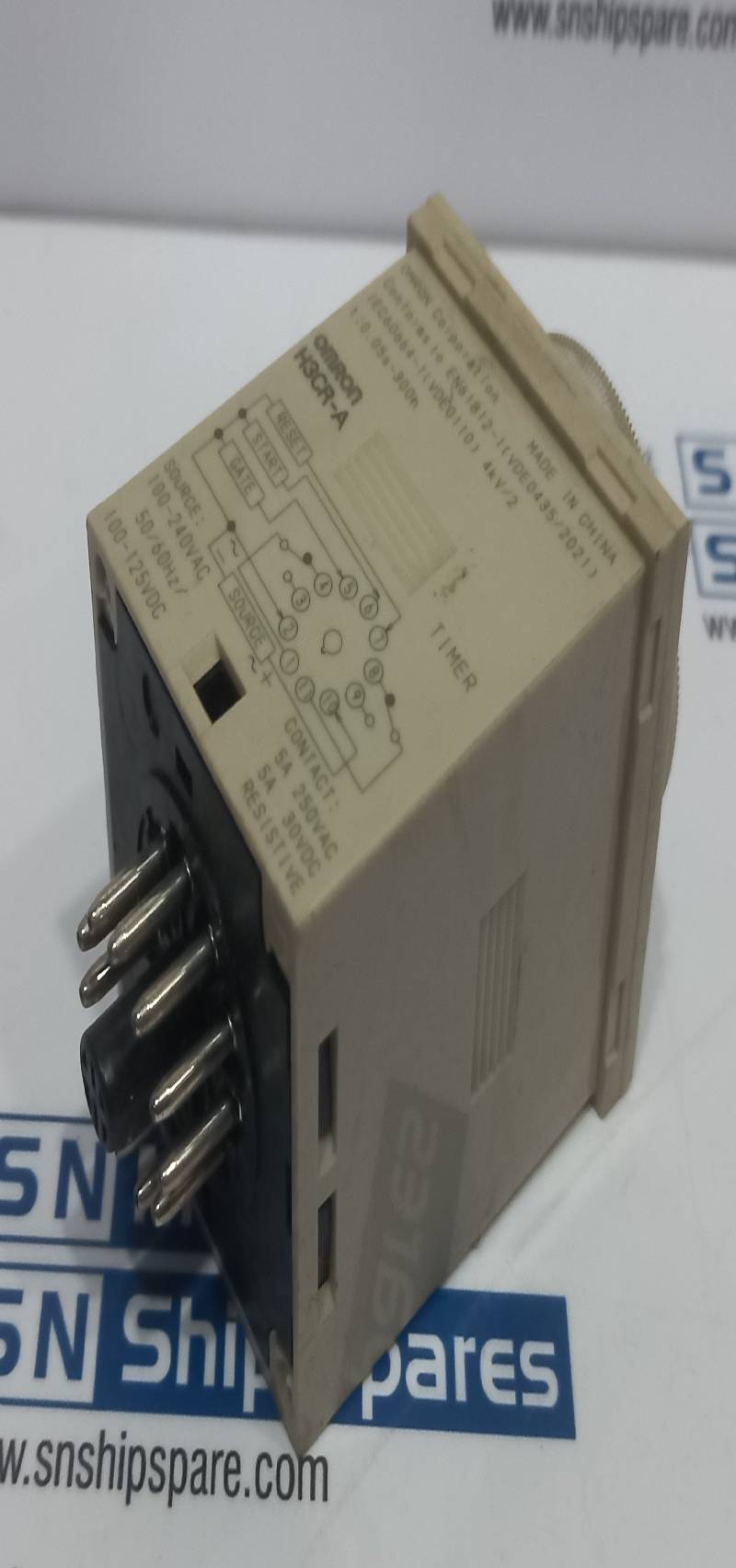 Omron H3CR-A Solid State Timer 100To240Vac 50/60Hz 5A 250Vac